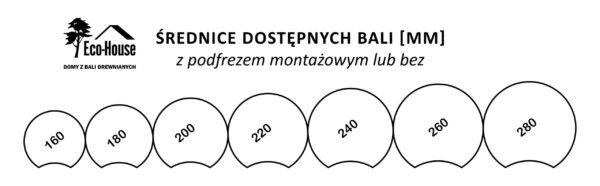 BALE DREWNIANE 180 MM (M B.)