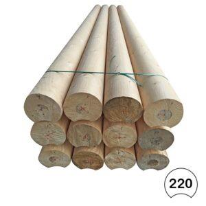 BALE DREWNIANE 220 MM (M B.)