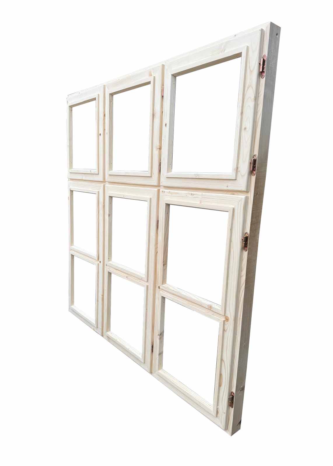 OKNO DREWNIANE DZIELONE OTWIERANE - obrazek 4