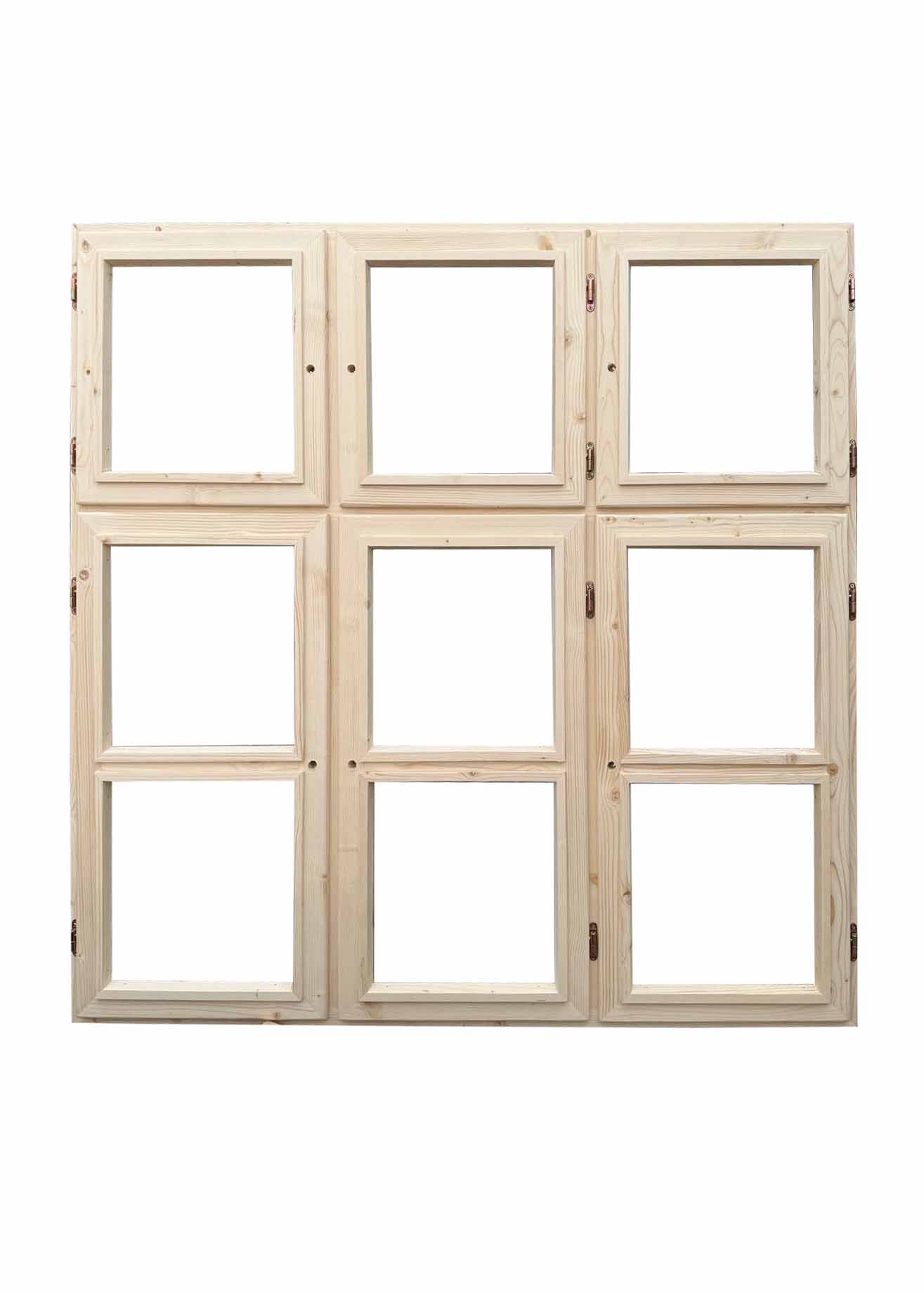 OKNO DREWNIANE DZIELONE OTWIERANE