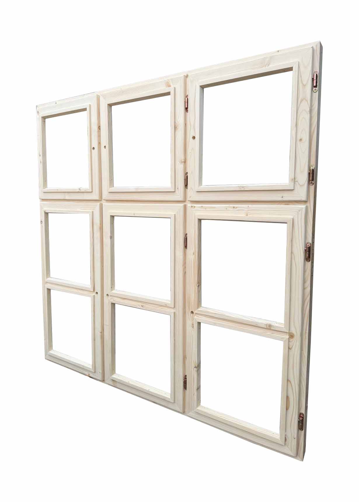 OKNO DREWNIANE DZIELONE OTWIERANE - obrazek 5