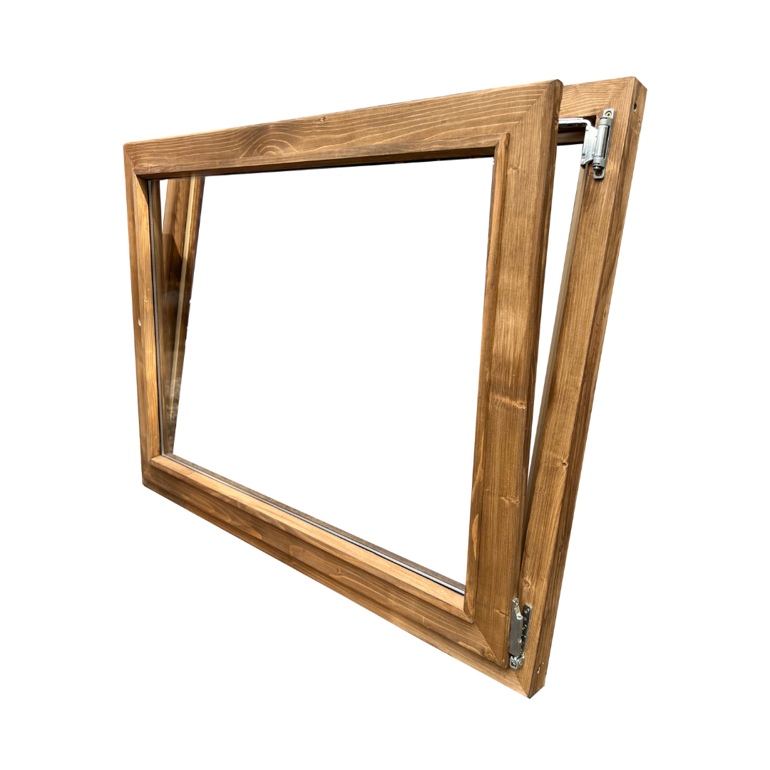 DREWNIANE OKNO ROZWIERNO-UCHYLNE DO DOMKU LETNISKOWEGO - obrazek 3