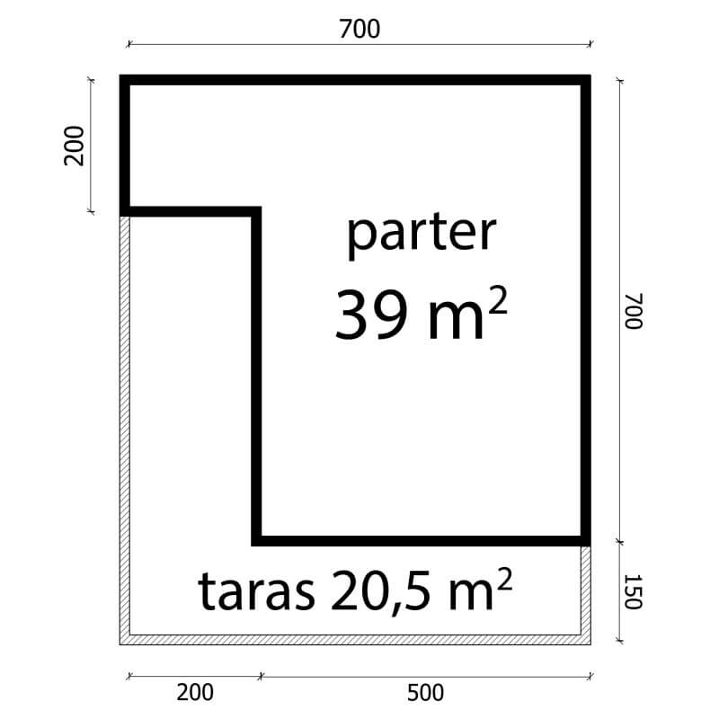 DREWNIANY DOM Z BALA CAŁOROCZNY 74M2 LETNISKOWY - obrazek 7