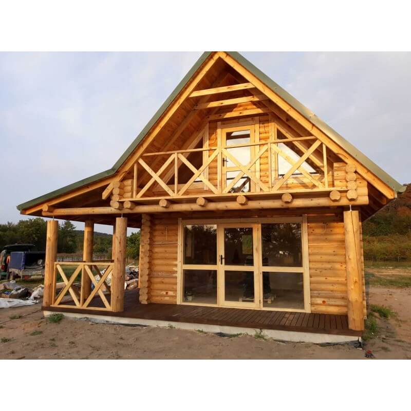 DREWNIANY DOM Z BALA CAŁOROCZNY 74M2 LETNISKOWY - obrazek 2